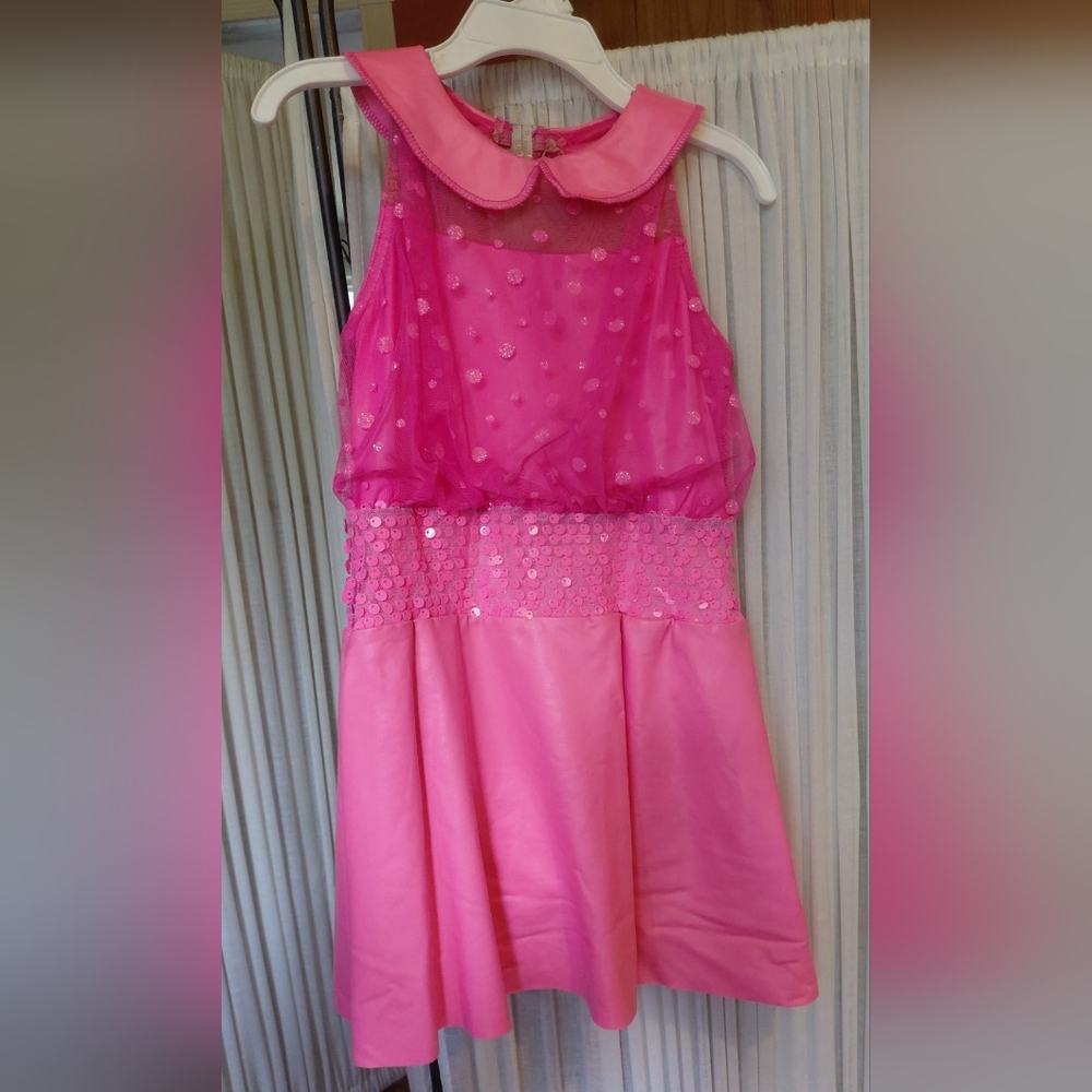 COSTUME, Pink Sequin, Child Small 6/7